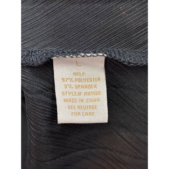 Flying Tomato Womens Pleated Metallic Maxi Skirt L - Picture 3 of 7